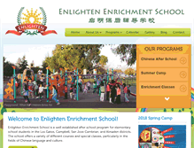 Tablet Screenshot of enlightenschool.org